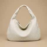 Hobo Bag for Women - Woven Leather Oversized Handbag