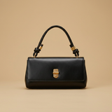 Shoulder Bag with Sculptural Clasp