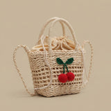 Crossbody Bag with Crochet Appliques