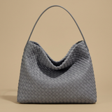 Hobo Bag Woven Suede Texture