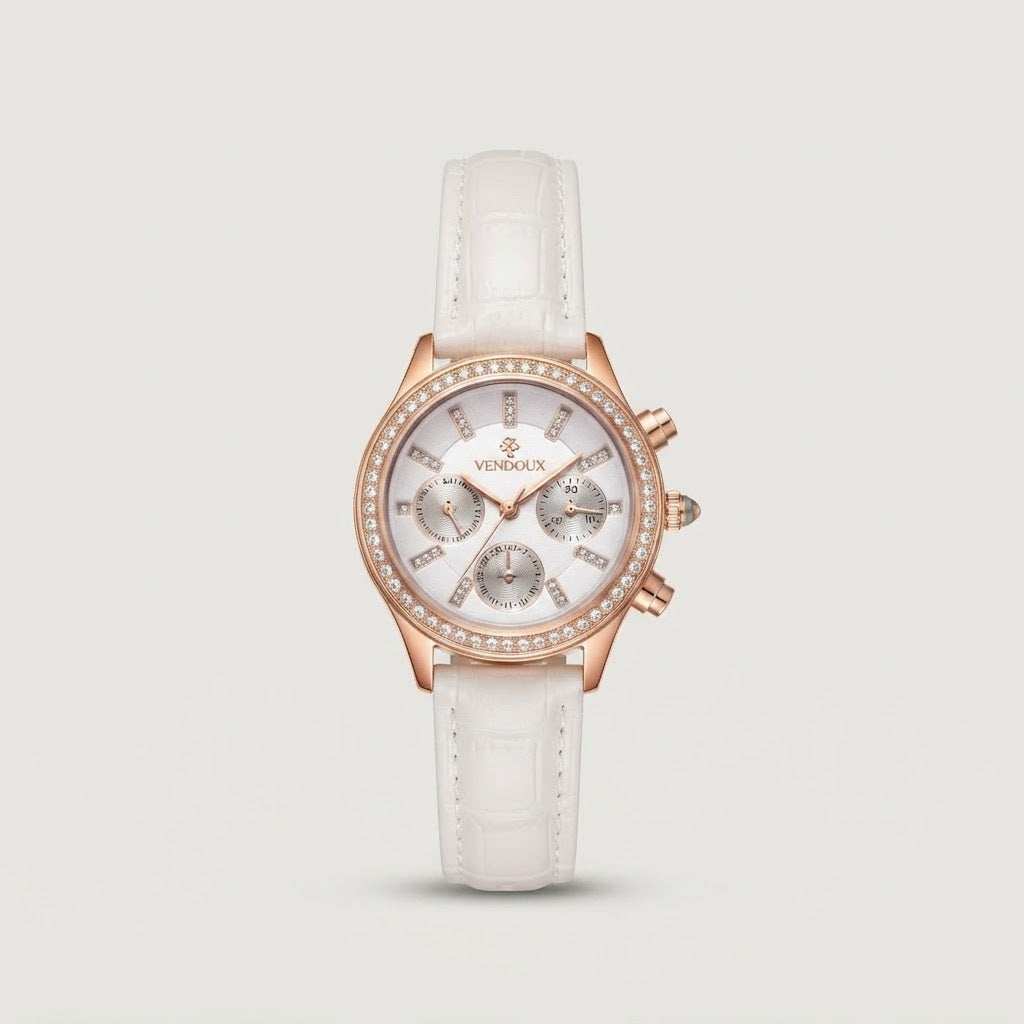 Rose Gold Multi-Dial Watch