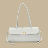 Shoulder Bag with Quilted Stitching