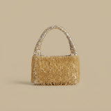Shoulder Bag with Beaded Fringe