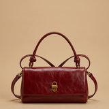 Shoulder Bag with Sculptural Clasp