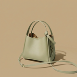 Shoulder Bag with Gold Buckle