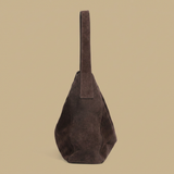Hobo Bag with Suede Finish