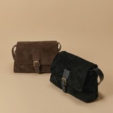 Hobo Bag with Buckle Flap