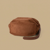 Hobo Bag with Suede Texture