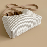 Crossbody Bag with Pleated Handle