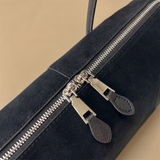Shoulder Bag with Double Zipper