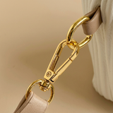 Crossbody Bag with Pleated Handle