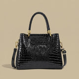 Shoulder Bag with Rhinestone Pattern