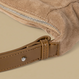 Hobo Bag with Suede Texture