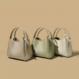 Shoulder Bag with Gold Buckle