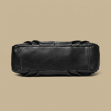 Shoulder Bag with Contrast Stitching
