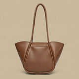 Tote Bag with Bar Clasp