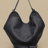 Hobo Bag with Drawstring Detail