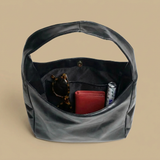 Crossbody Bag with Pebbled Leather Finish