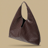 Tote Bag Woven Retro Silhouette