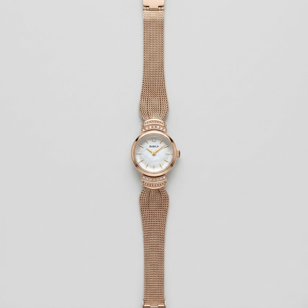Retro Net Thin Chain Exquisite Quartz Watch