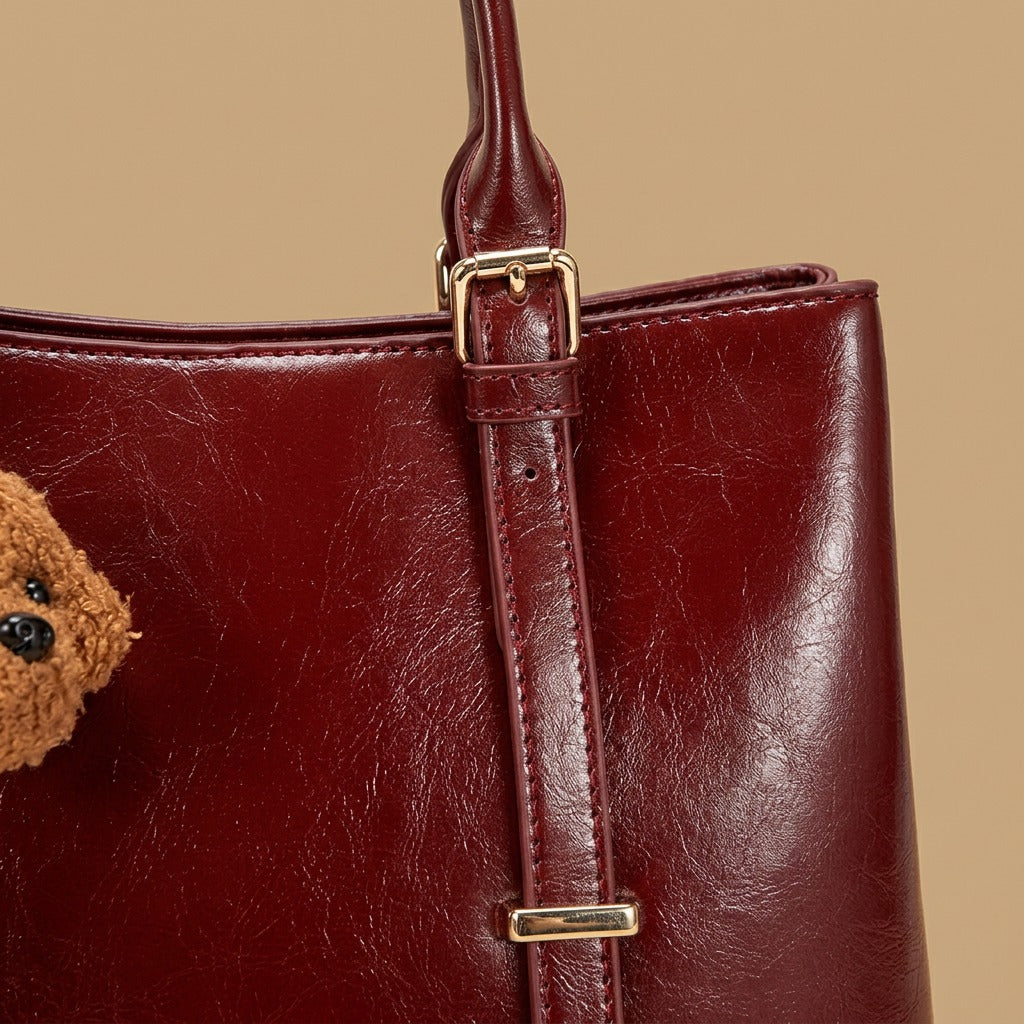 Shoulder Bag with Hanging Charm