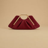Shoulder Bag with Geometric Handle