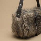 Shoulder Bag with Studded Strap