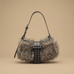 Shoulder Bag with Studded Strap