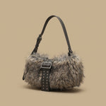 Shoulder Bag with Studded Strap