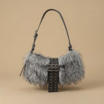 Shoulder Bag with Studded Strap