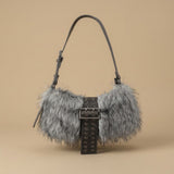 Shoulder Bag with Studded Strap