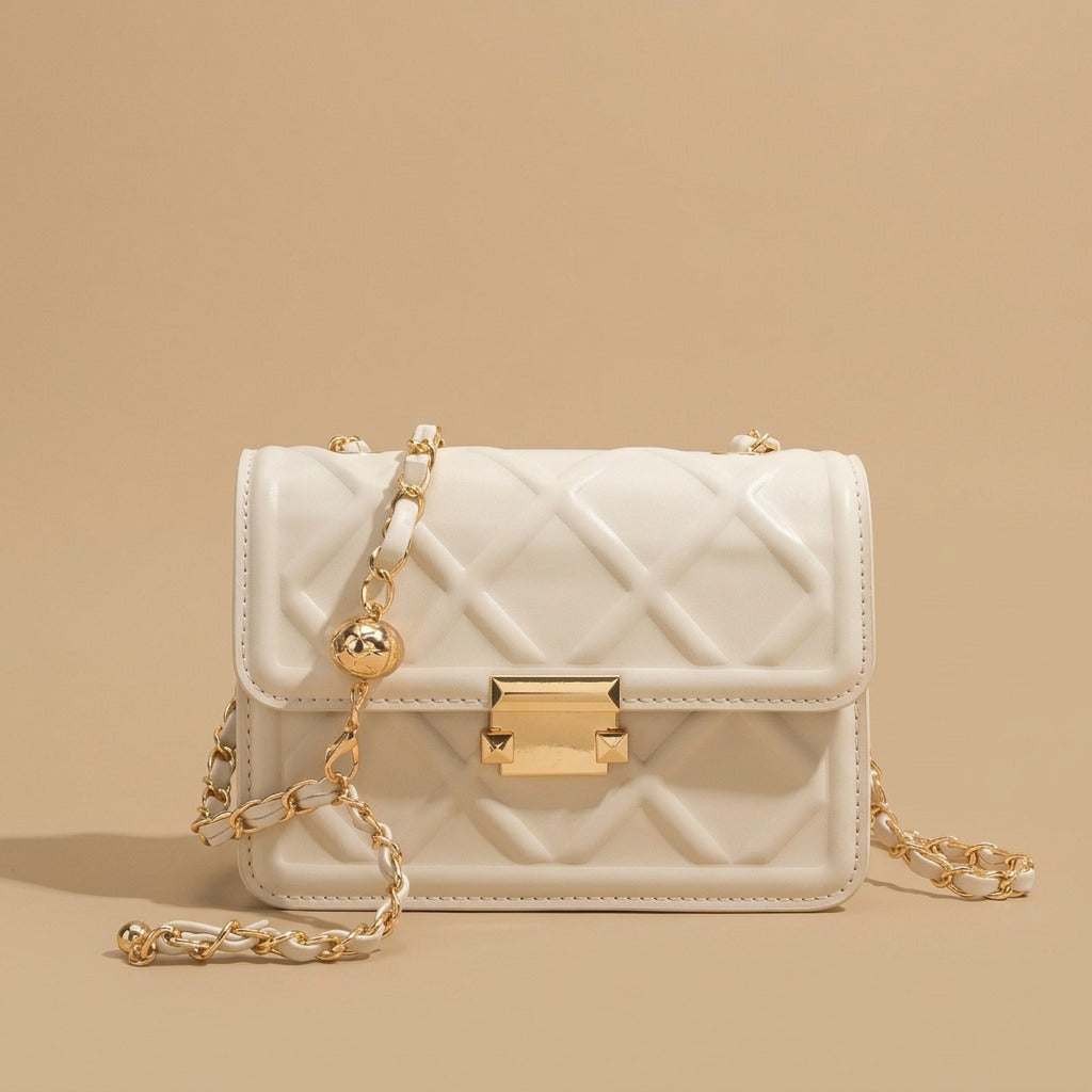Crossbody Bag with Diamond Quilting