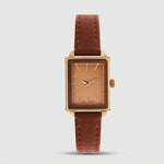 Julius Rectangular Simple Art Retro Wild Belt Quartz Watch Waterproof Ladies Watch