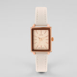 Julius Rectangular Simple Art Retro Wild Belt Quartz Watch Waterproof Ladies Watch
