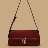 Crossbody Bag with Gold Clasp