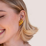 Wavy Gold Earrings