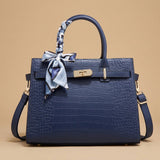 Tote Bag with Turn-Lock Detail