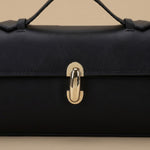 Tote Bag with Front Clasp