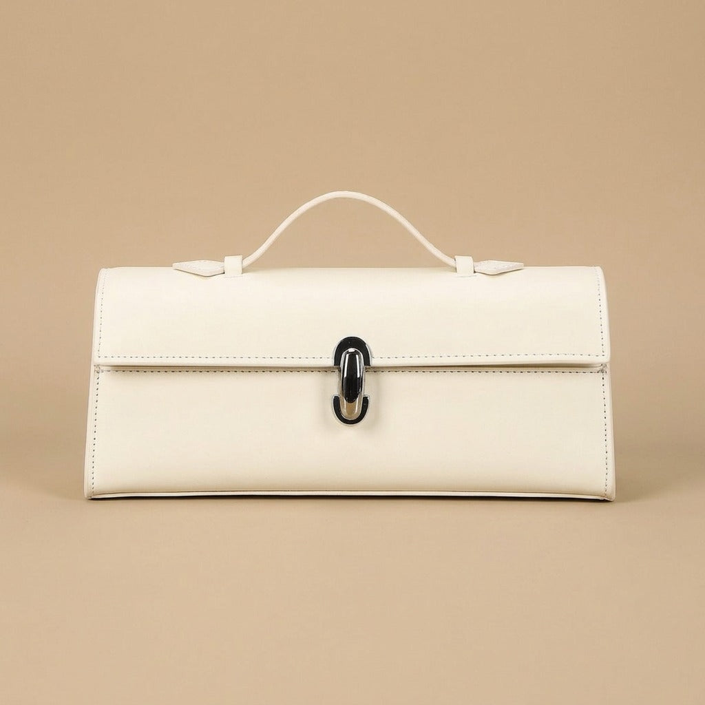 Tote Bag with Front Clasp