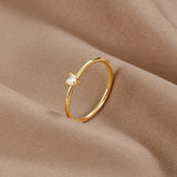 Smooth Gold Band Ring