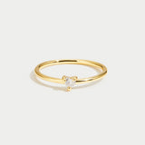 Smooth Gold Band Ring