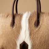 Tote Bag with Cowhide Finish
