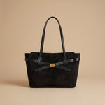 Tote Bag with Gold Buckle