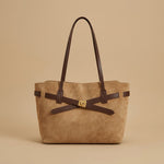 Tote Bag with Gold Buckle