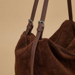 Hobo Bag with Buckled Straps