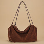 Hobo Bag with Buckled Straps