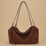 Hobo Bag with Buckled Straps