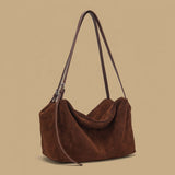 Hobo Bag with Buckled Straps