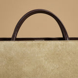 Tote Bag with Trapeze Silhouette