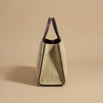 Tote Bag with Trapeze Silhouette